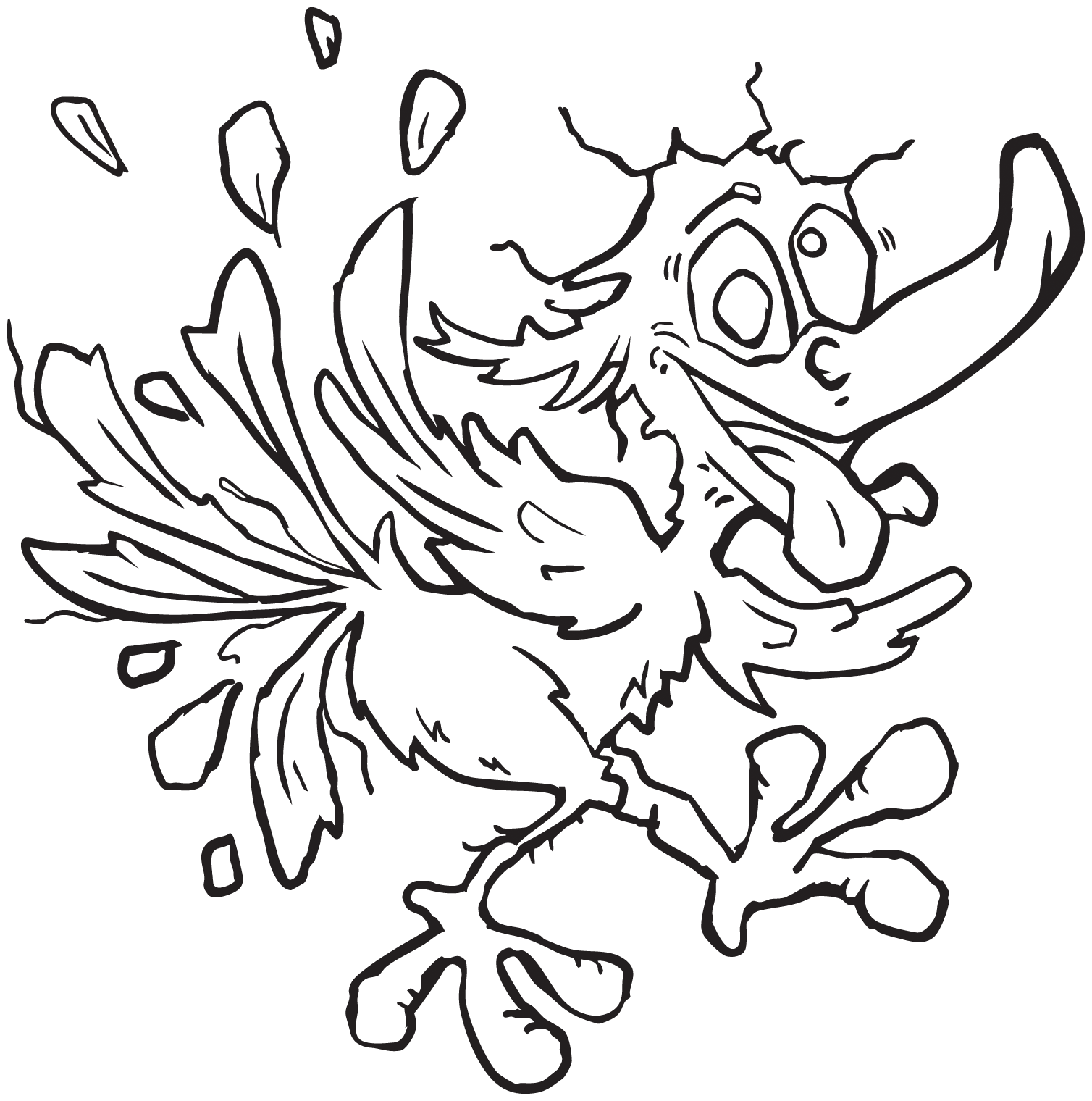 Silly Goose Digi Stamp