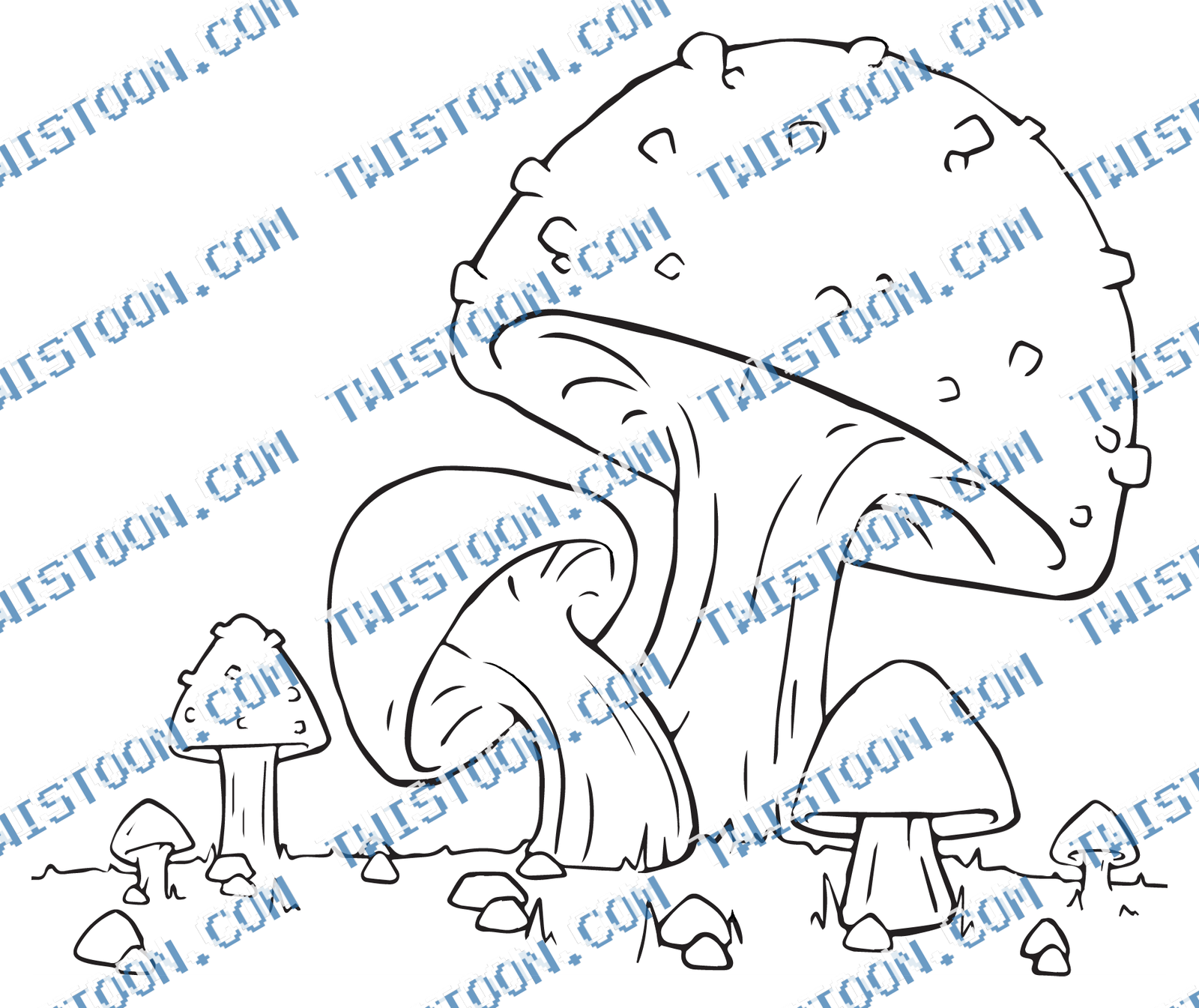 Mushroom Background