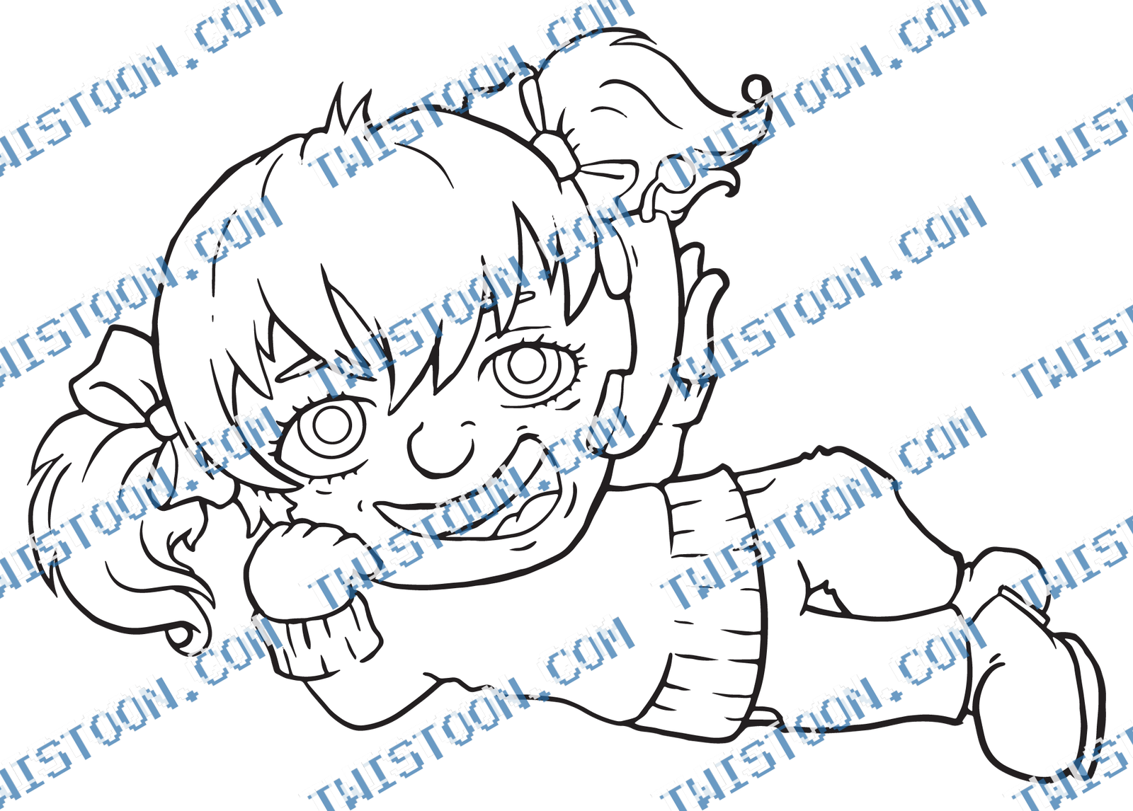 Phone Gossip Chibi