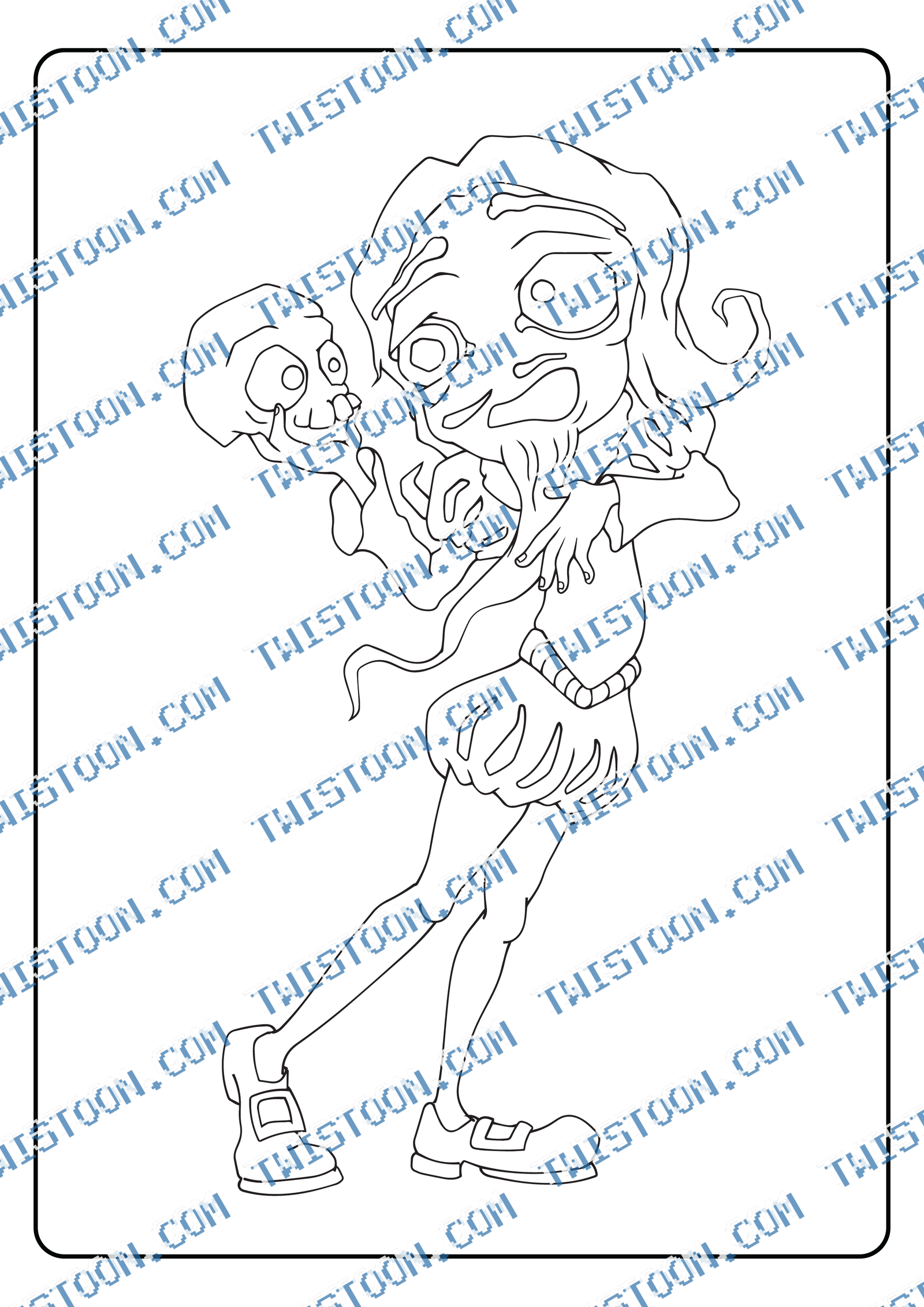 Shakespeare Coloring Page