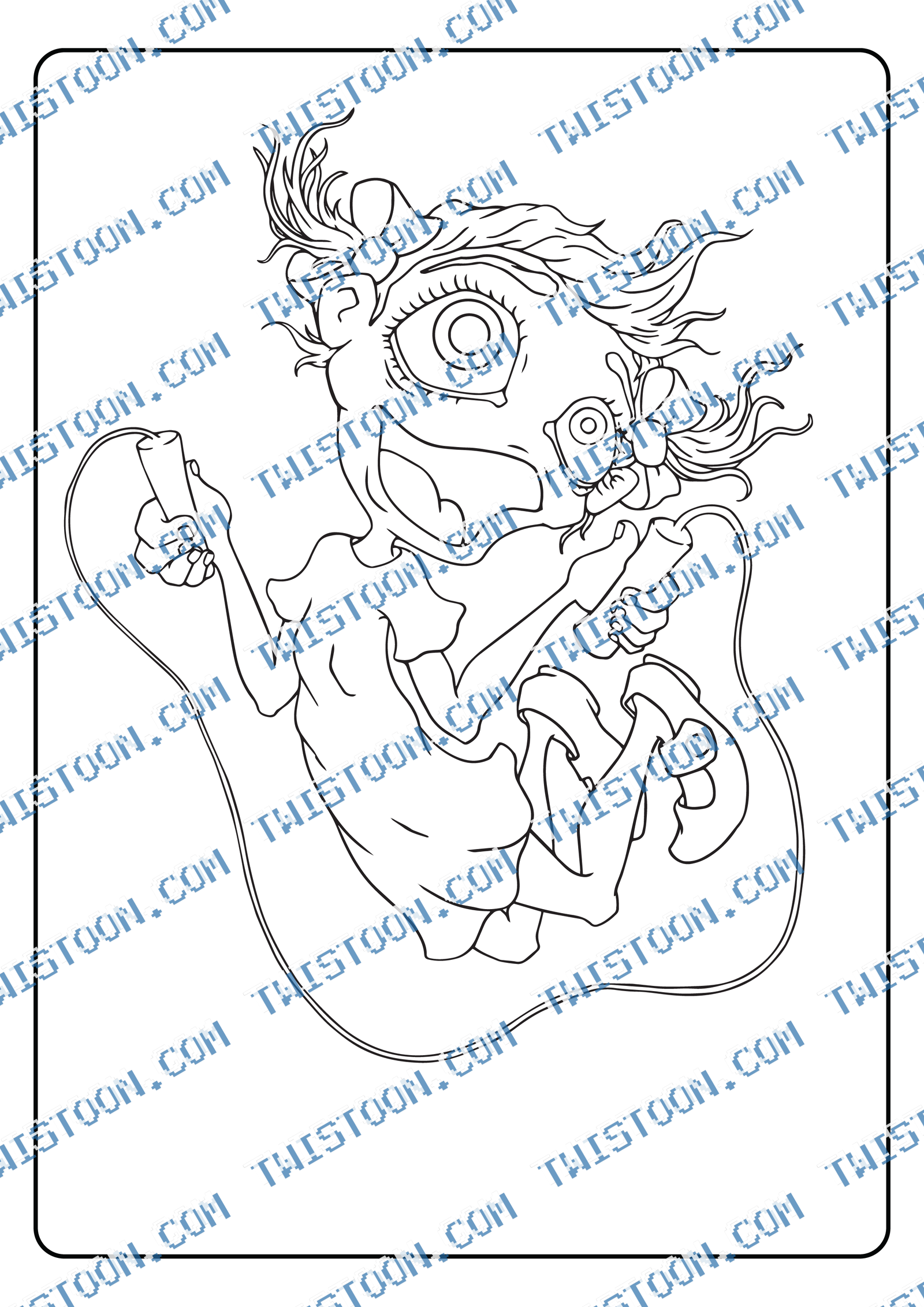 Skip Coloring Page
