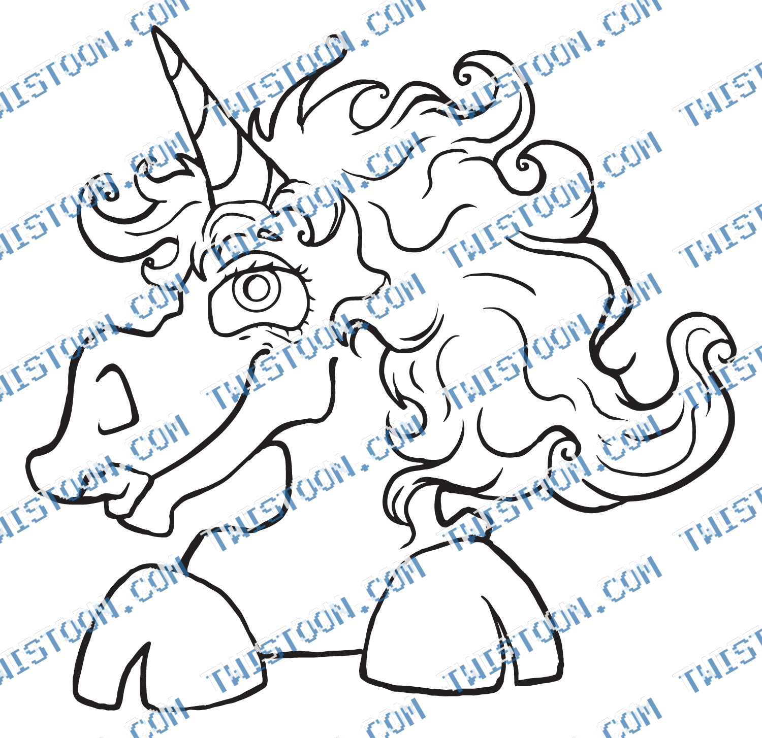 Unicorn Diva Portrait