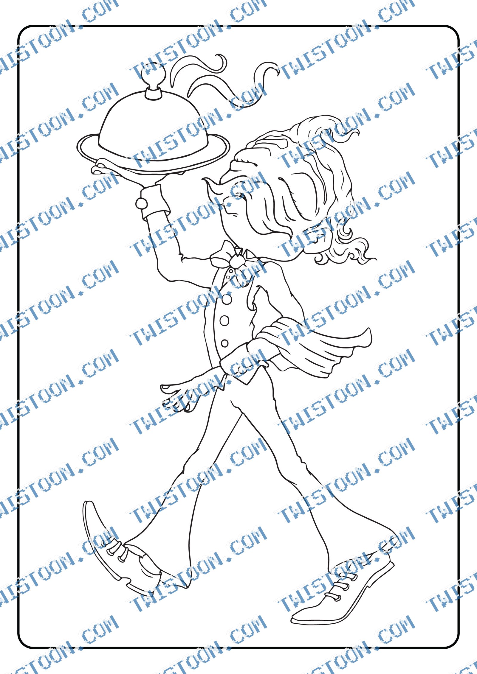 Waite Coloring Page